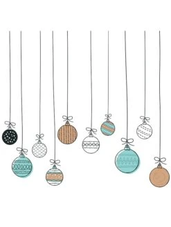 Ambiance Wandtattoo "Christmas Balls"