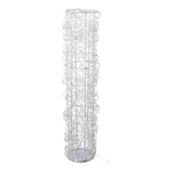 Deko-Säule Mit LED In Silber