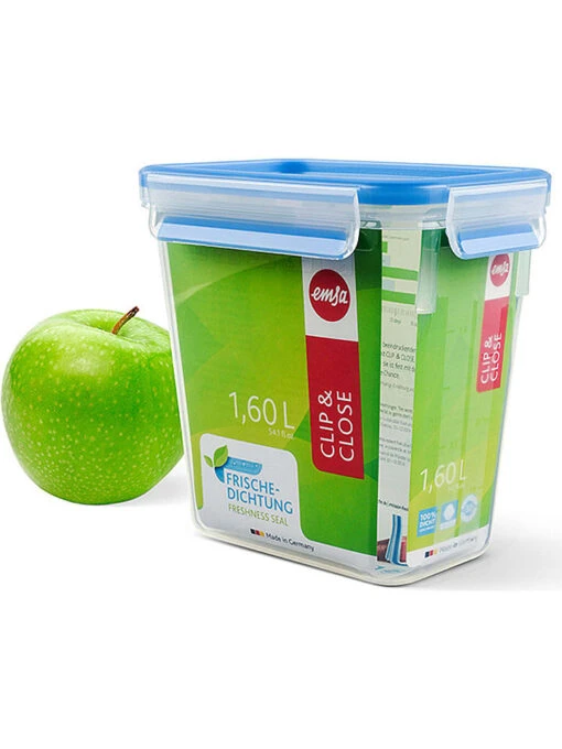 Emsa 2er-Set: Lunchboxen "Clip & Close" In Blau - 1,6 L – Bild 2