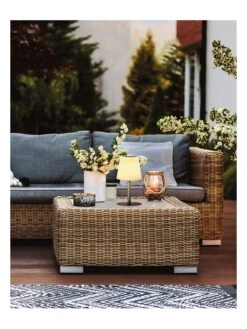 LED-Solarleuchte "Turin" Mit Farbwechsel In Weiß - (H)30 Cm