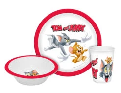 Kindergeschirr PP Tom & Jerry 3-teilig In Bunt