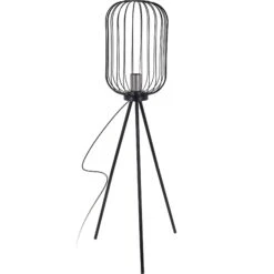 Metall-Stativlampe In Schwarz