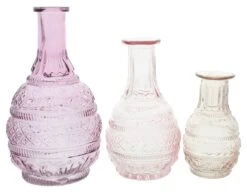 Spar-Set 2x Deko "Oriental", Höhe 13 Cm, 17 Cm, 22 Cm In Rosa