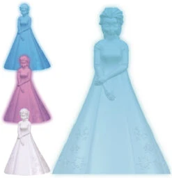 LEXIBOOK 3D Frozen Elsa Design Farbiges Nachtlicht