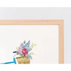 Wandbild " Fahrrad Mit Blumen " In Naturell -Heimladen milan moon wandbild fahrrad mit blumen in naturell 8