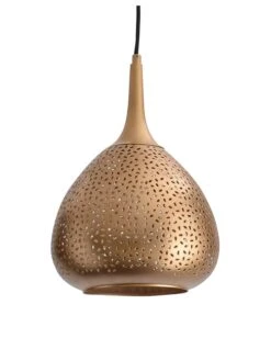 Hängeleuchte In Gold - Ø 23 Cm