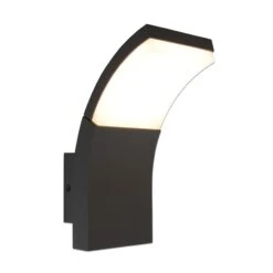 LED Außenwandleuchte "Orbis" In Anthrazit