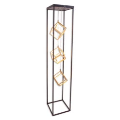LED-Stehleuchte " Tripolis" (H) 140 Cm In Schwarz - EEK G