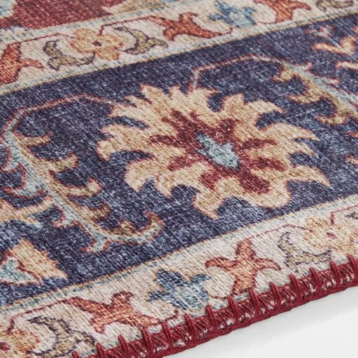 Vintage Teppich Vivana Bordeaux Rot – Bild 4