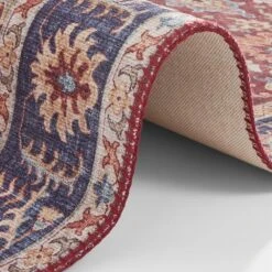 Vintage Teppich Vivana Bordeaux Rot -Heimladen nouristan vintage teppich vivana bordeaux rot 4