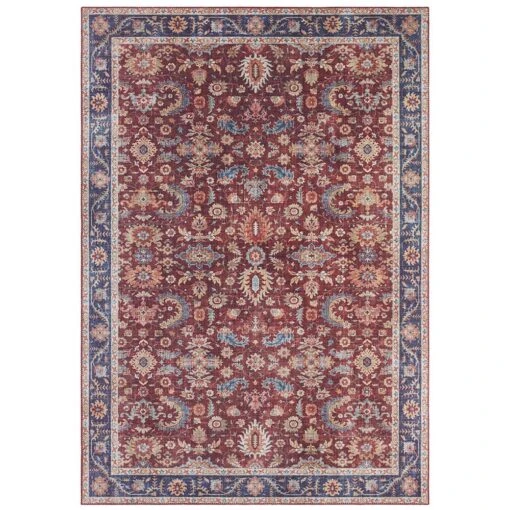 Vintage Teppich Vivana Bordeaux Rot