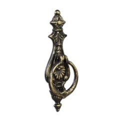 2 X Türklopfer In Schwarz/Bronze