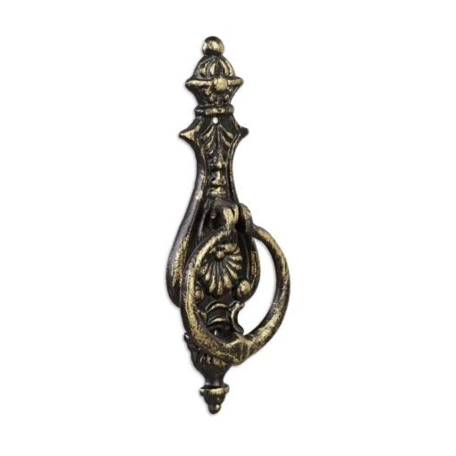 2 X Türklopfer In Schwarz/Bronze