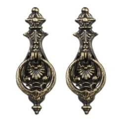 2 X Türklopfer In Schwarz/Bronze -Heimladen relaxdays 2 x turklopfer in schwarz bronze 7