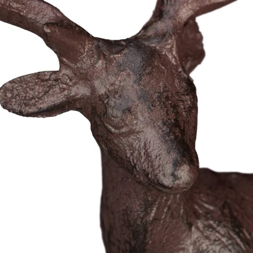 3 X Hirsch Figur "stehend" In Braun – Bild 6