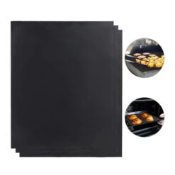 3er-Set: Grillmatte In Schwarz