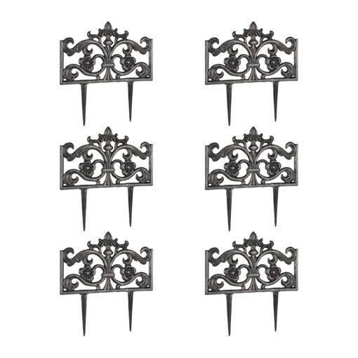 6x Beetzaun In Bronze - (B)36 X (H)37 X (T)2 Cm – Bild 4