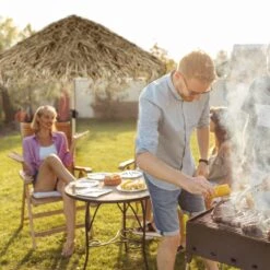Bast Sonnenschirm In Natur - (H)250 X Ø 222 - 238 Cm -Heimladen relaxdays bast sonnenschirm in natur h 250 x o 222 238 cm 2