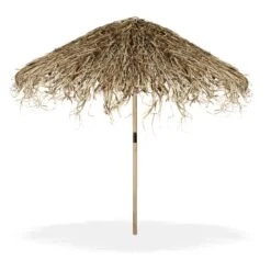 Bast Sonnenschirm In Natur - (H)250 X Ø 222 - 238 Cm