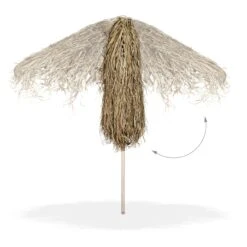 Bast Sonnenschirm In Natur - (H)250 X Ø 222 - 238 Cm -Heimladen relaxdays bast sonnenschirm in natur h 250 x o 222 238 cm 5