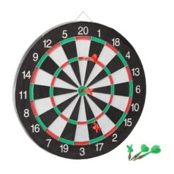 Dartscheibe X2 In Schwarz/Weiß Ø43 Cm