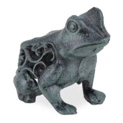 Frosch Deko In Grün/ Schwarz