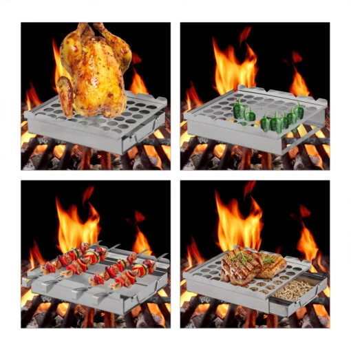 Grillaufsatz In Silber – Bild 3