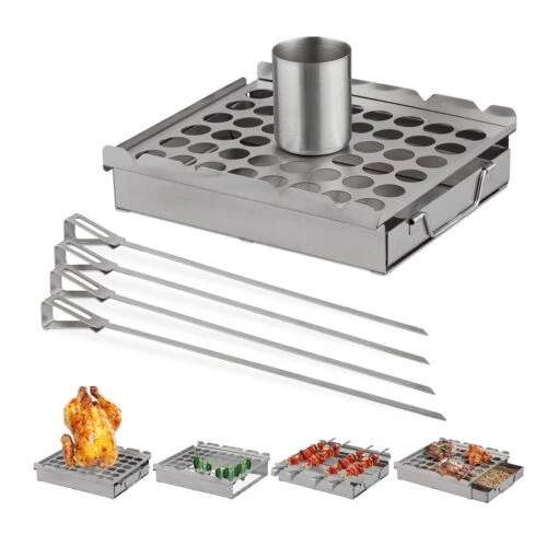 Grillaufsatz In Silber – Bild 8