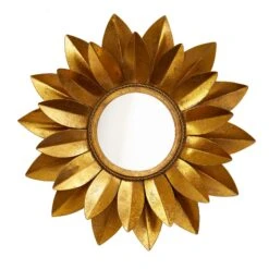 Wandspiegel SUNFLOWER In Gold - 60 X 60 X 7cm