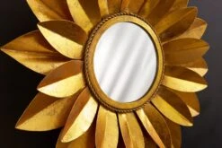 Wandspiegel SUNFLOWER In Gold - 60 X 60 X 7cm -Heimladen riess ambiente de wandspiegel sunflower in gold 60 x 60 x 7cm 4
