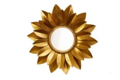 Wandspiegel SUNFLOWER In Gold - 60 X 60 X 7cm -Heimladen riess ambiente de wandspiegel sunflower in gold 60 x 60 x 7cm 8