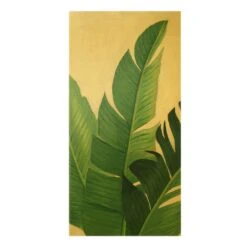 Leinwandbild Gold - Lieblingspflanzen - Banane In Grün