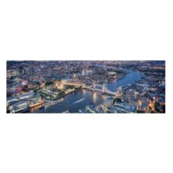 Leinwandbild - Nachts In London In Bunt