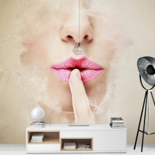 Vliestapete Smart - My Secret In Beige – Bild 4